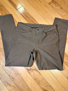Lululemon ABC Utilitech Heavyweight Canvas Pants Mens Size 32x32 Tan Brown